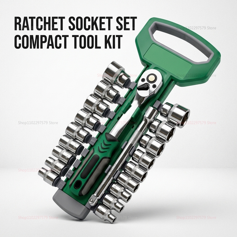 1/4 3/8 Inch Ratchet Socket Se - Car Workshop Tools Kit 评论和价格