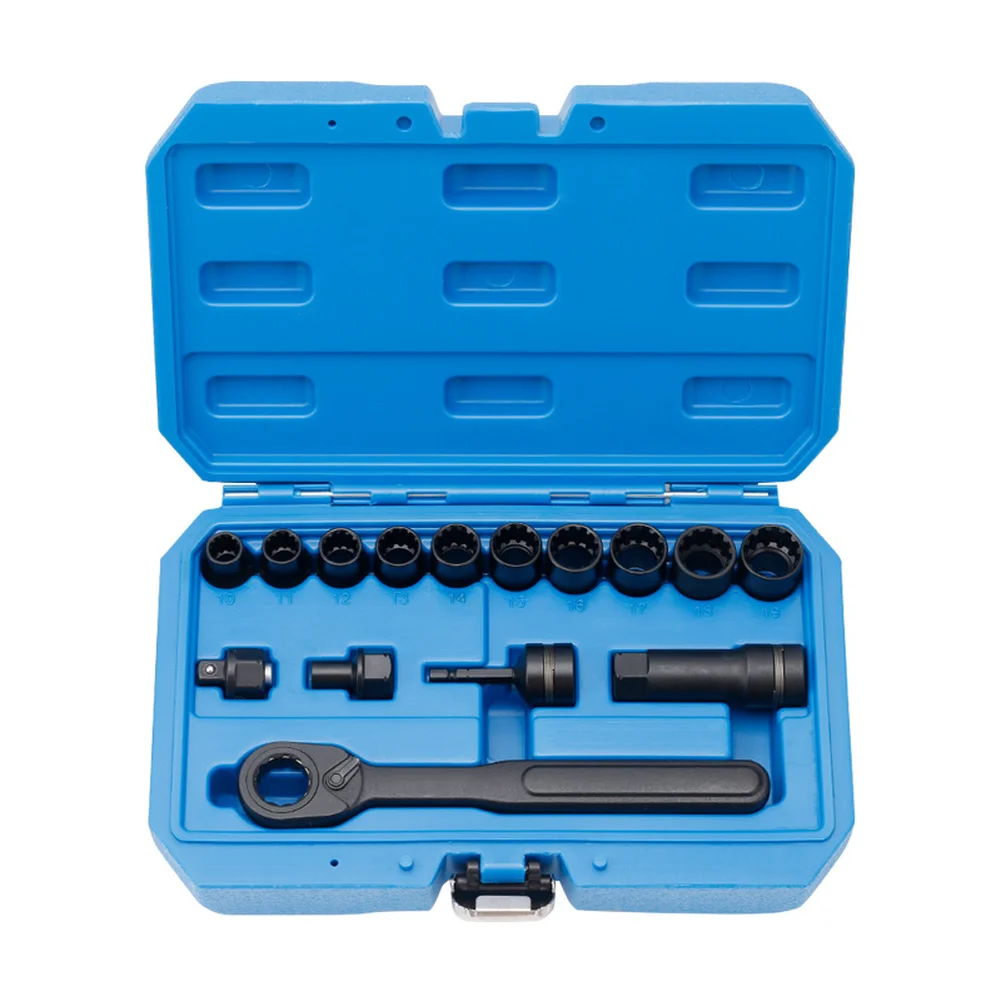 15PCS Ratchet Socket Wrench He - Car Workshop Tools Kit 评论和价格