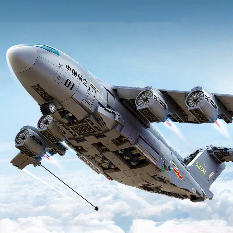 Military Y-20 Large Transport  - Hand Plane Block 评论和价格