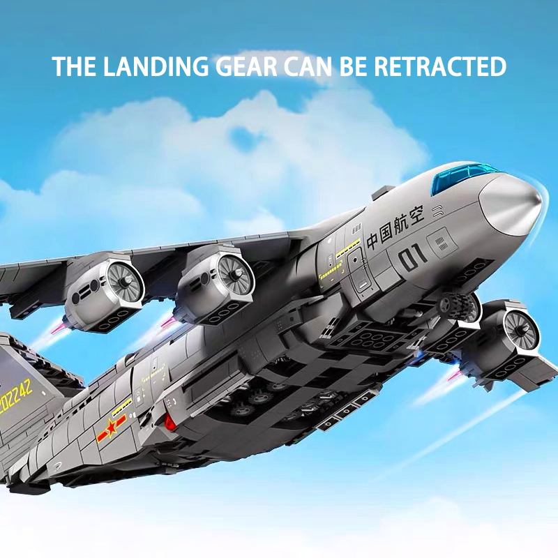 Military Y-20 Large Transport  - Hand Plane Block 评论和价格