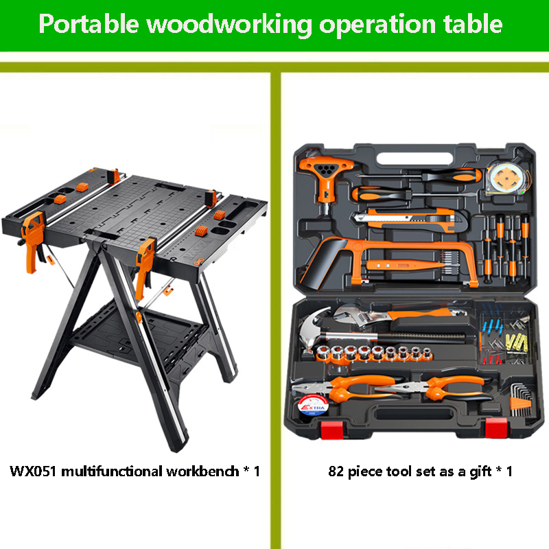WX051 Mobile Portable Woodwork - Workbench Portable Fold 评论和价格