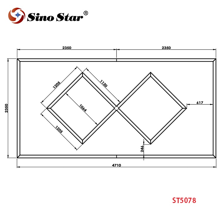 ST5078 Sino Star W2.35*L4.71M  - Best Tools For Workshop 评论和价格