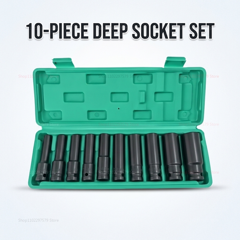 10pcs Socket Wrench Set 8-24mm - Car Workshop Tools Kit 评论和价格