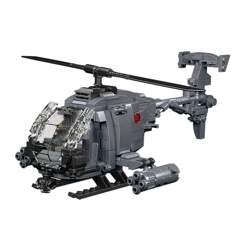 Diy Military  AH-6i Helicopter - Hand Plane Block 评论和价格